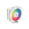 Deepcool AG400 White ARGB Efficient 4 Heat Pipes CPU Cooler R-AG400-WHANMC-G-2 For Discount