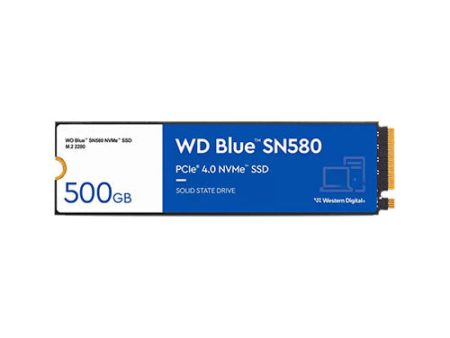 Western Digital M.2 Blue SN580 NVME Gen4 SSD ( 500G WDS500G3B0E | 1TB WDS100T3B0E ) Sale