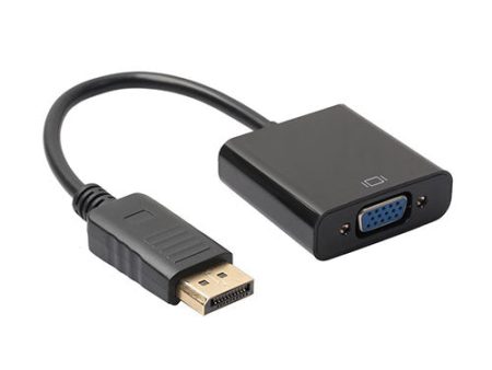 Display Port DP to VGA Adapter Cable , DisplayPort Male to VGA Female HD 1080P 60Hz Converter Discount