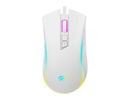 Havit Gamenote HV-MS1034 White RGB Backlit Programmable Gaming Mouse on Sale