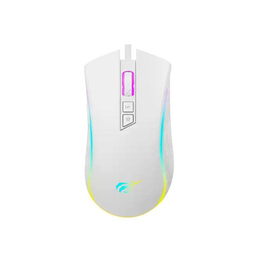 Havit Gamenote HV-MS1034 White RGB Backlit Programmable Gaming Mouse on Sale