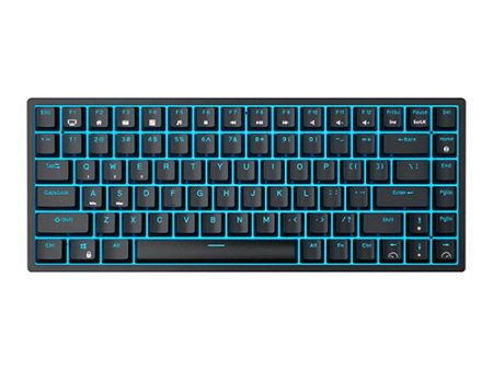 Royal Kludge RK84 Tri-Mode RGB ( Brown   Blue   Red ) Switch Mechanical Keyboard - Black Hotswappable Fashion