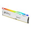 Kingston Fury Beast RGB 32GB DDR5 6000MT s White CL40 1.35v KF560C40BWA-32 Desktop Memory on Sale