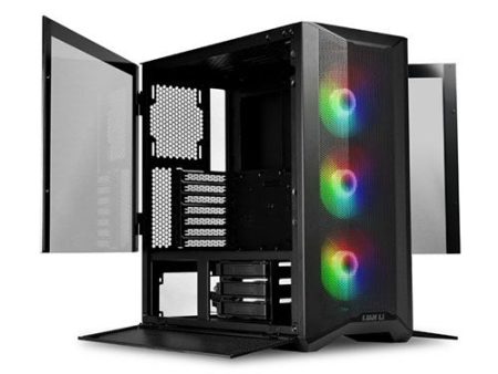 Lian Li Lancool II MESH C RGB Black ATX 3x120mm Chassis Online Sale