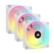 Corsair iCUE Link QX120 RGB 120mm PWM ( Black CO-9051002-WW   White CO-9051006-WW ) PC Fans Starter Kit with iCUE LINK System Hub Fashion