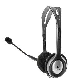 Logitech H110 3.5mm dual plug with Microphone Stereo Headset 981-000459 Online Hot Sale