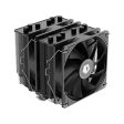 ID Cooling SE-206 XT Black Air Cooler Twin Tower Fan ID-CPU-SE-206-XT Hot on Sale