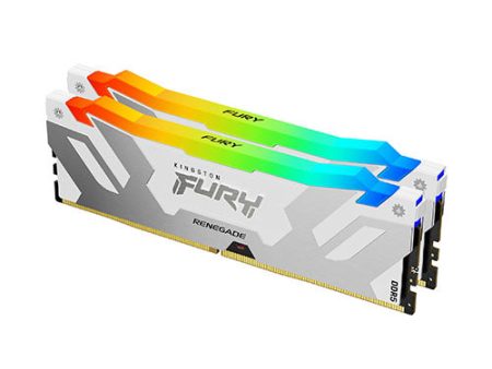 Kingston Fury Renegade RGB ( 32GB KF560C32RWAK2-32   64GB KF560C32RWAK2-64 ) DDR5 6000MHz White Desktop Memory Sale