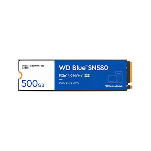 Western Digital M.2 Blue SN580 NVME Gen4 SSD ( 500G WDS500G3B0E | 1TB WDS100T3B0E ) Sale