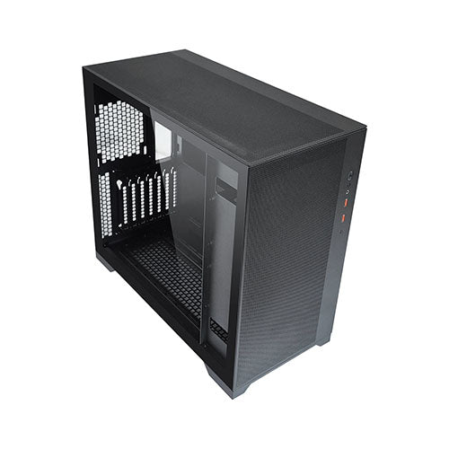 FSP ( CMT580B Black   CMT580W White ) Mesh TG Dual Chamber ATX Gaming Case w  3X120mm fan Cheap