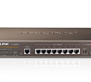 TPLink TL-SG3210 JetStream 8-Port Gigabit L2 Managed Switch with 2 SFP Slots Online