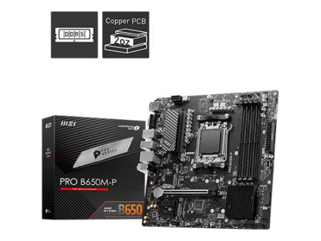 MSI PRO B650M-P DDR5 (AM5) Motherboard Cheap