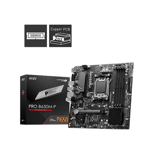 MSI PRO B650M-P DDR5 (AM5) Motherboard Cheap