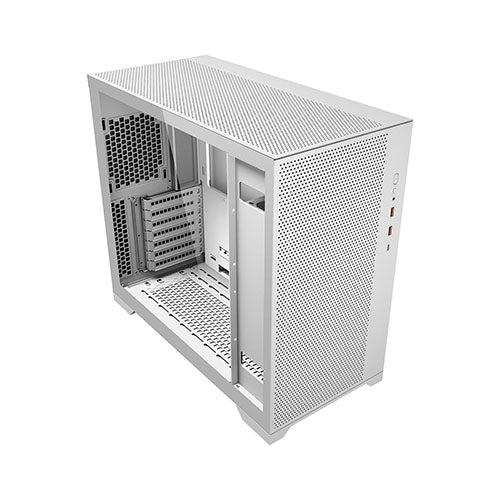 FSP ( CMT580B Black   CMT580W White ) Mesh TG Dual Chamber ATX Gaming Case w  3X120mm fan Cheap