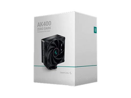 DEEPCOOL AK400 Zero Dark CPU Cooler classic four heat pipe tower R-AK400-BKNNMN-G-2 Hot on Sale