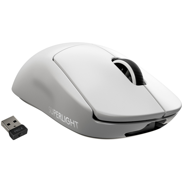 Logitech G PRO X Superlight Wireless Gaming Mouse 910-005882 (Black | White) Hot on Sale