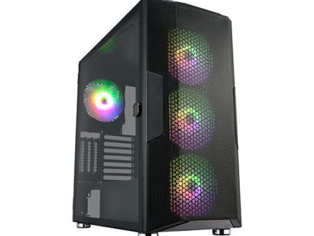 FSP CUT592 Black EATX TG Full Tower Case 3x140mm ARGB + 1x140mm For Cheap