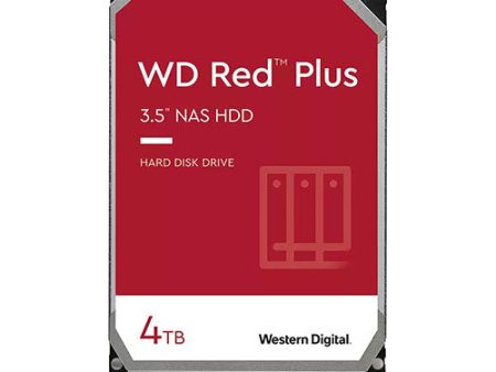 Western Digital WD Red Plus 4TB 256mb 5400rpm WD40EFPX Hard Drive for NAS Sale