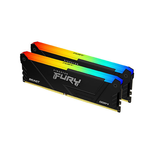 Kingston Fury Beast RGB 32G 2X16 DDR4 3600MHz CL18 KF436C18BB2AK2 32 Desktop Memory Fashion