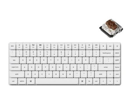 Keychron K3 Pro White Hot-Swappable RGB Wireless Mechanical Brown Switch Keyboard K3P-Q3 Discount