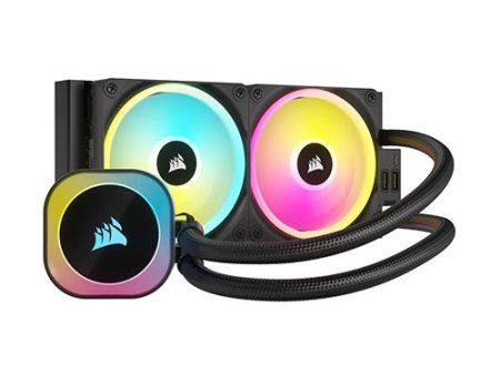 Corsair iCUE Link H100i RGB AIO 240mm Radiator Liquid CPU Cooler CW-9061001-WW For Sale