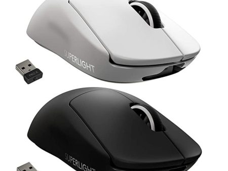 Logitech G PRO X Superlight Wireless Gaming Mouse 910-005882 (Black | White) Hot on Sale