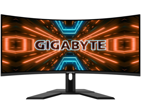 Gigabyte G34WQC-A 34  Curved VA 144hz QHD 3440 x 1440p Adaptive Freesync HDMI DP speaker vesa For Sale