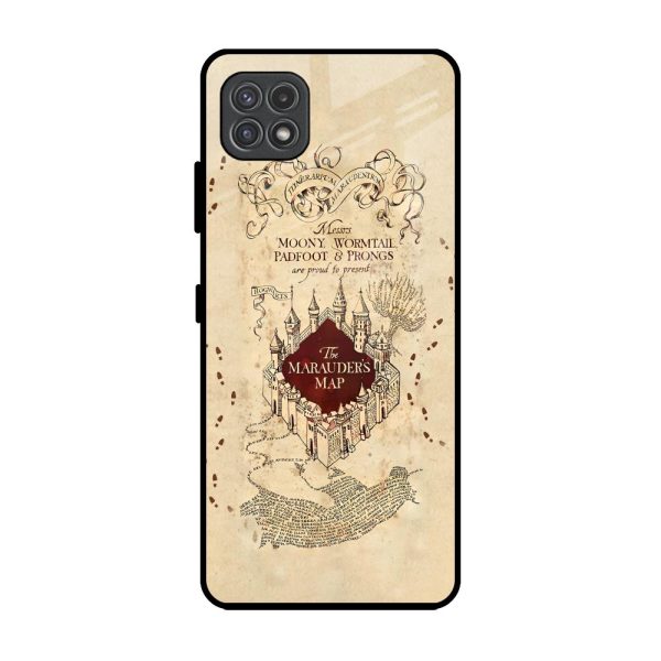 Magical Map Glass Case for Samsung Galaxy F42 5G Hot on Sale