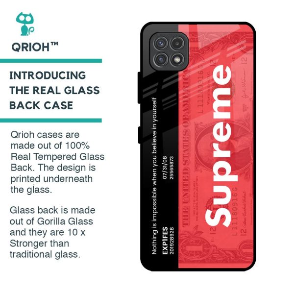 Supreme Ticket Glass Case for Samsung Galaxy F42 5G Sale