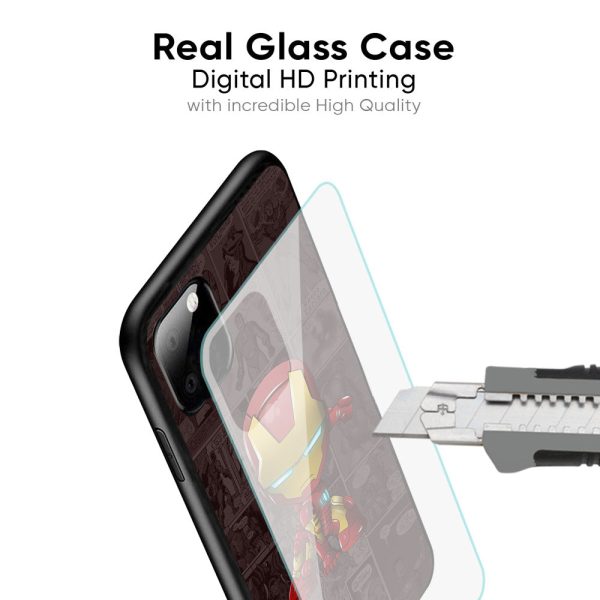 Angry Baby Super Hero Glass Case for Samsung Galaxy F23 5G For Sale