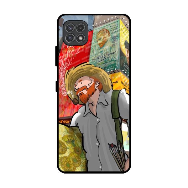 Loving Vincent Glass Case for Samsung Galaxy F42 5G Fashion