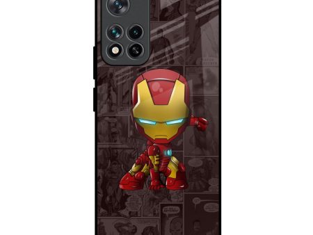 Angry Baby Super Hero Glass Case for Mi 11i HyperCharge Sale