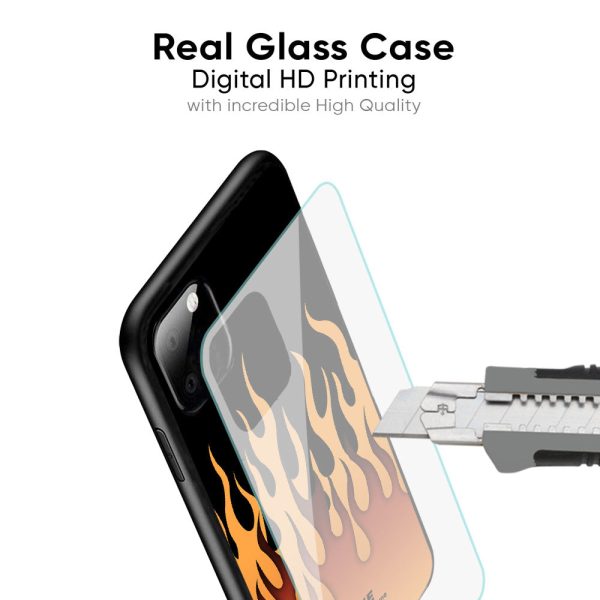 Fire Flame Glass Case for Redmi Note 10 Pro Sale