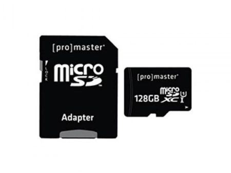 Promaster 128GB Micro SD C10 V30 Memory Card Fashion