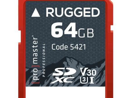 Promaster Rugged 64GB SDXC Memory Card Online