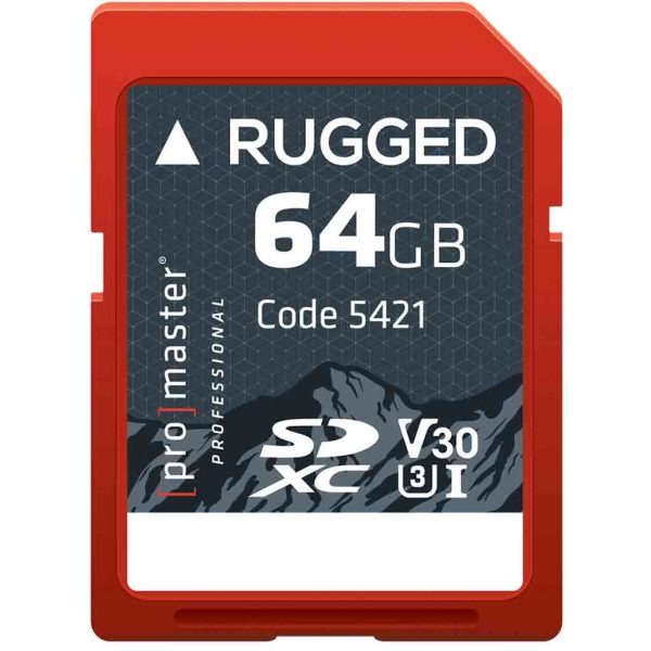 Promaster Rugged 64GB SDXC Memory Card Online