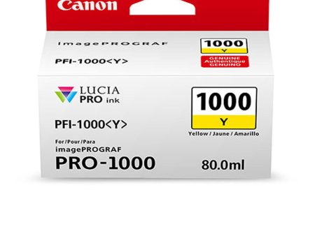 Canon PFI-1000 Yellow Ink Online now