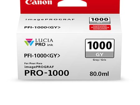 Canon PFI-1000 Gray Ink Online now