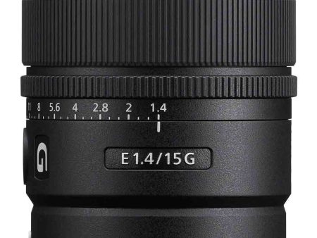 Sony E 15mm f 1.4 G Lens For Discount