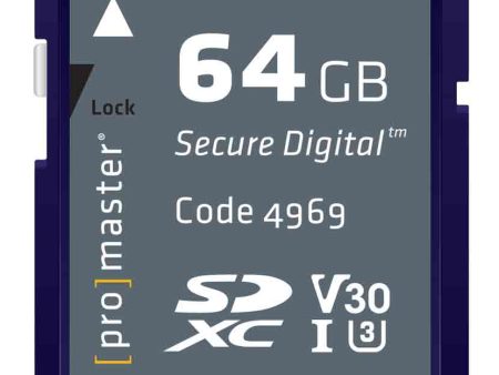 Promaster 64GB SDHC 633x Advanced Memory Card Discount