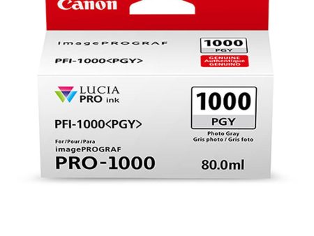 Canon PFI-1000 Photo Gray Ink Hot on Sale